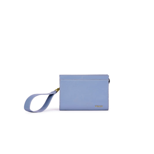 Veganluxe Lifestyle Private Limited postcard featuring a stylish handbag with a sleek design and vibrant color accents.