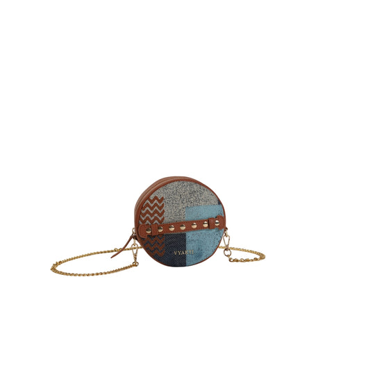 VYAKTI INDIA Halo crossbody bag with sleek design and adjustable strap, made of durable material, ideal for daily use.