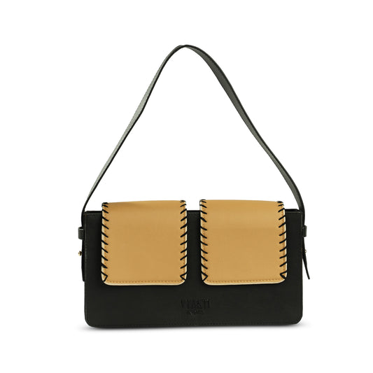 'बसता' - Basta Double Flap Shoulder Bag