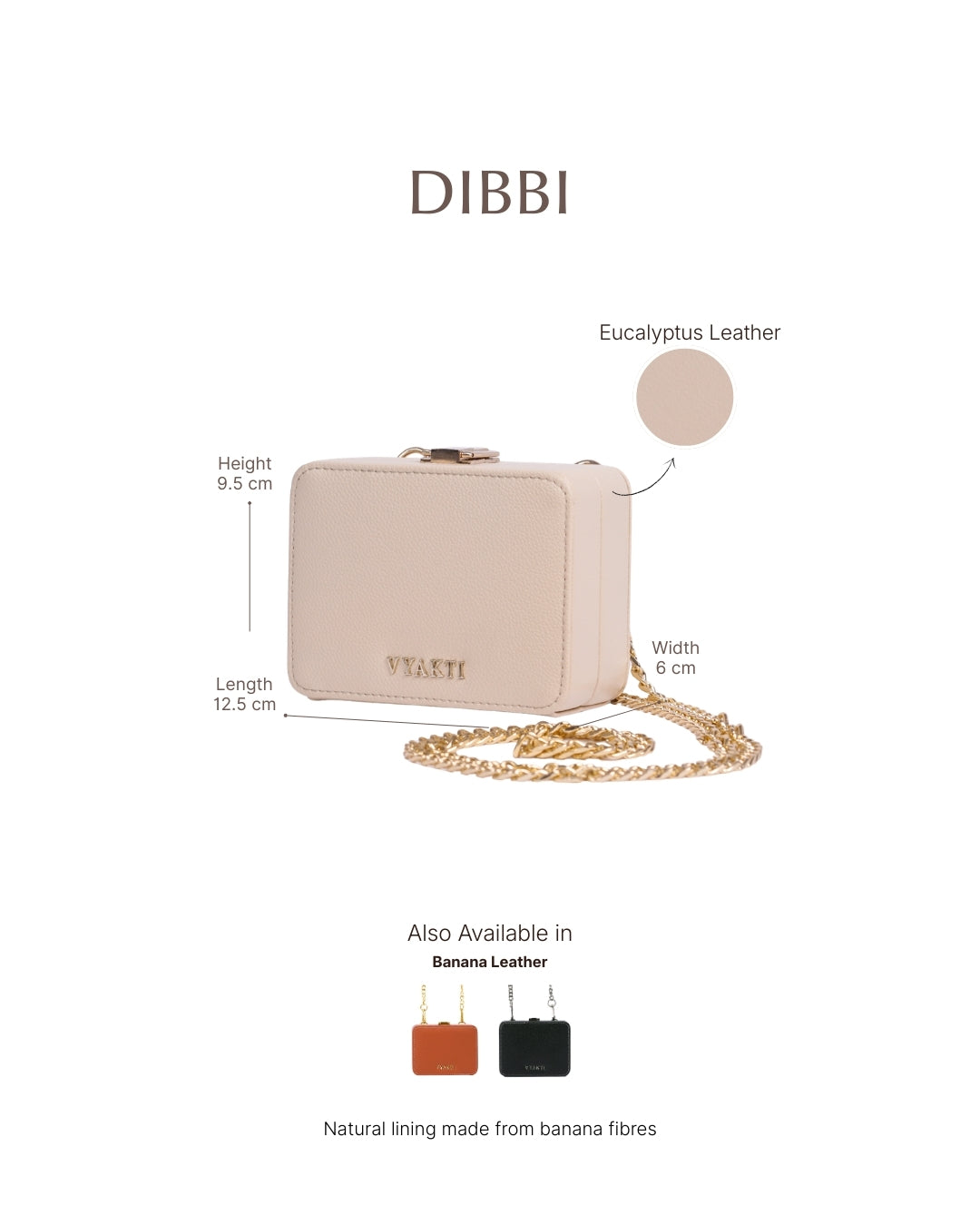 Veganluxe Lifestyle Dibbi crossbody bag in black with adjustable strap and minimalist design, perfect for everyday use.