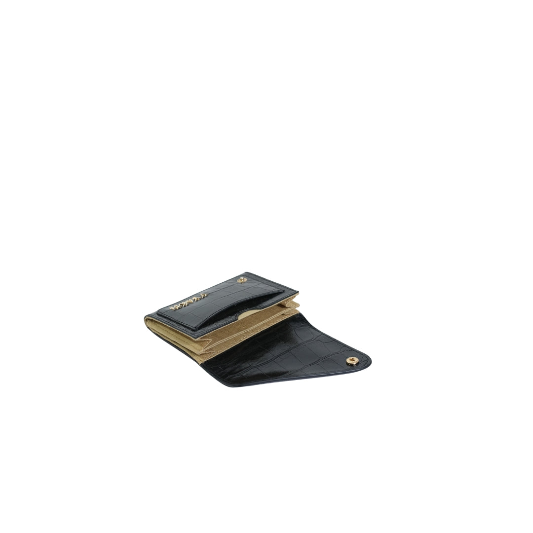 Men's vegan leather wallet from Veganluxe Lifestyle Private Limited with multiple card slots and a sleek design.