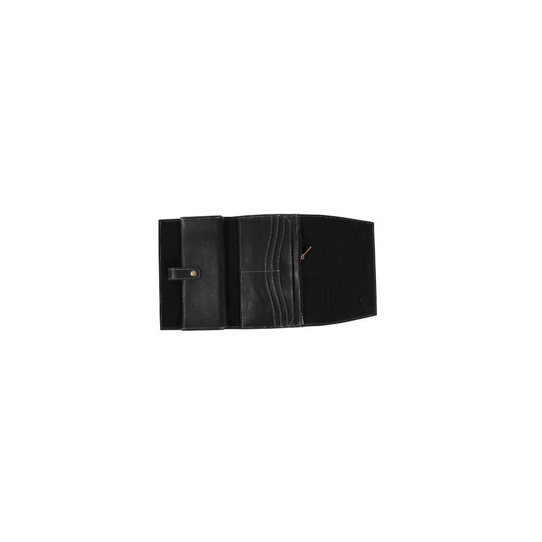 Veganluxe Lifestyle Private Limited women's vegan wallet Pustika with multiple card slots and elegant design.