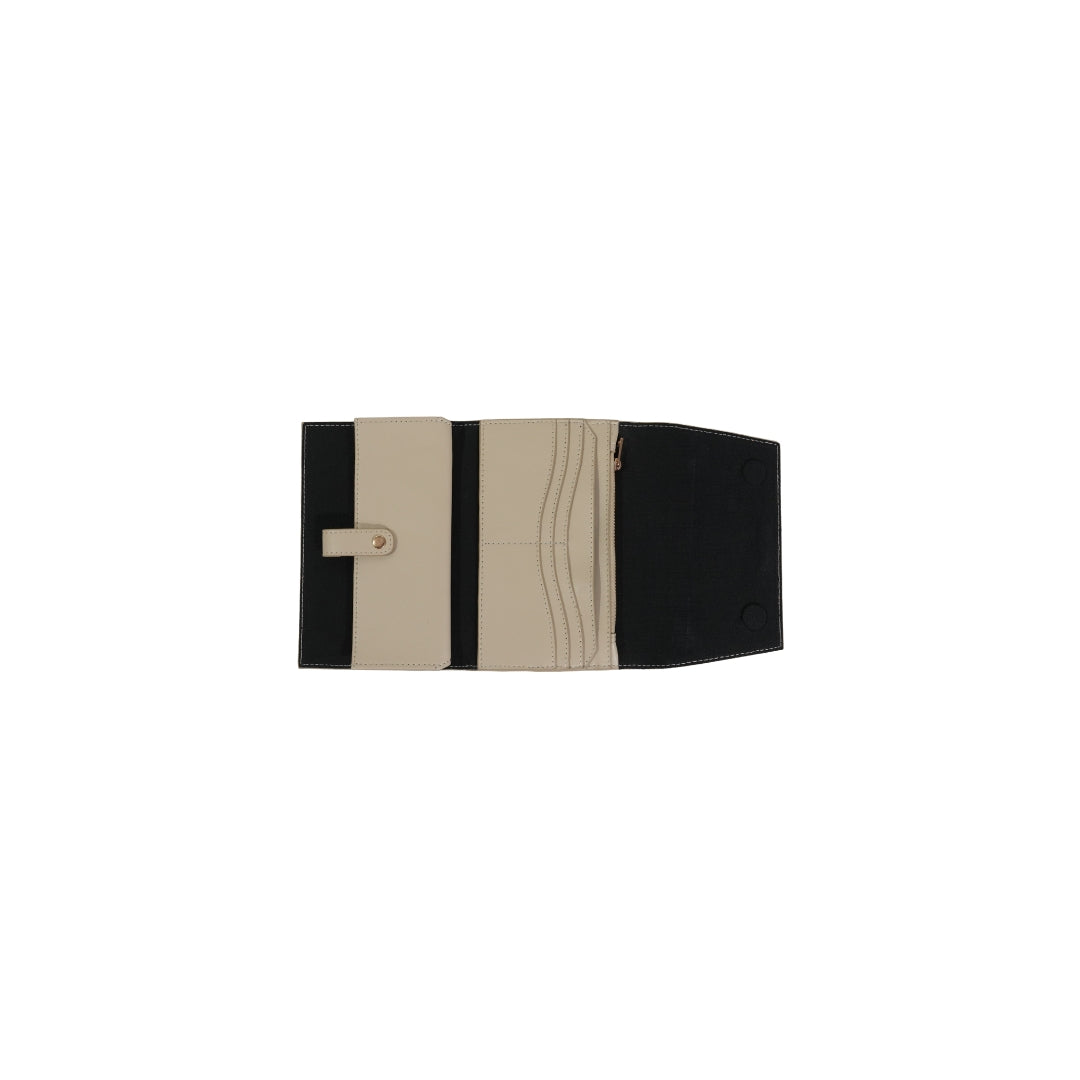 Veganluxe Lifestyle Private Limited women's Pustika wallet in soft vegan leather with multiple card slots and a sleek design.