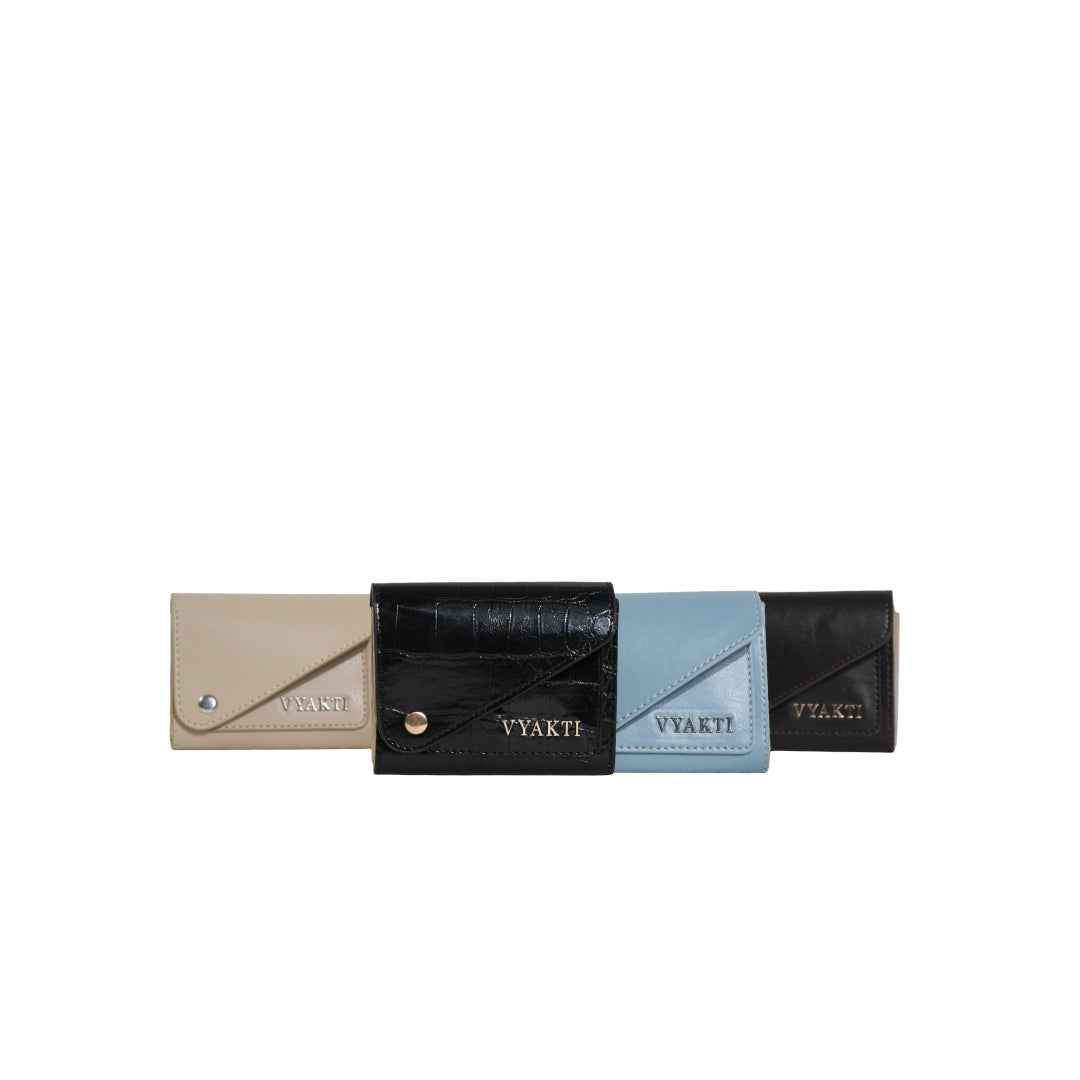 Men's vegan leather wallet from Veganluxe Lifestyle Private Limited, featuring multiple card slots and a sleek design.