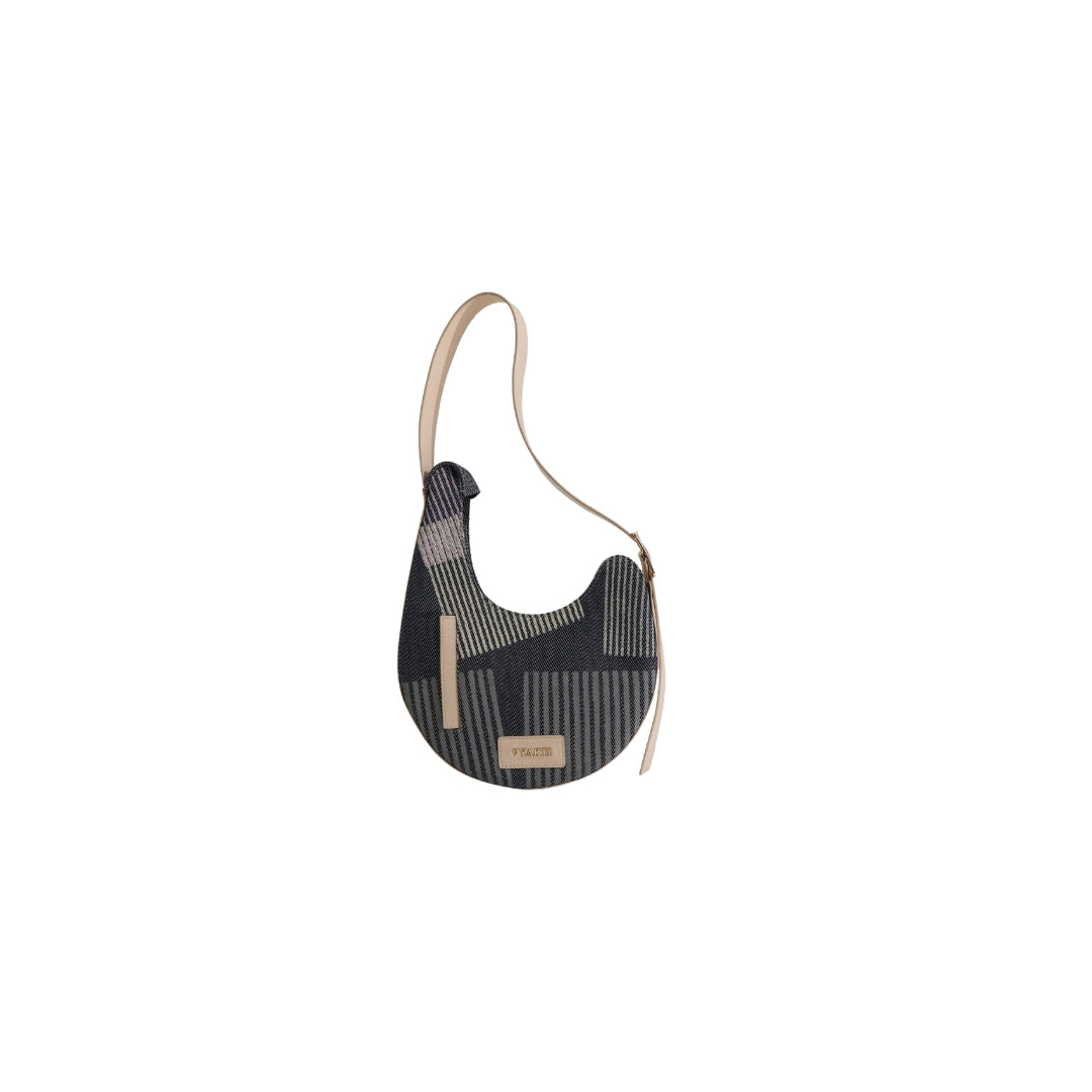 VYAKTI INDIA Dune shoulder bag with tan leather strap and stylish design, perfect for everyday use
