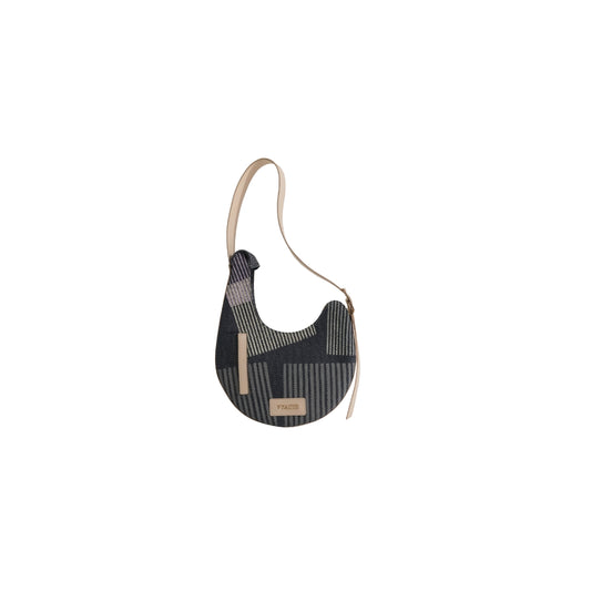 VYAKTI INDIA Dune shoulder bag with tan leather strap and stylish design, perfect for everyday use