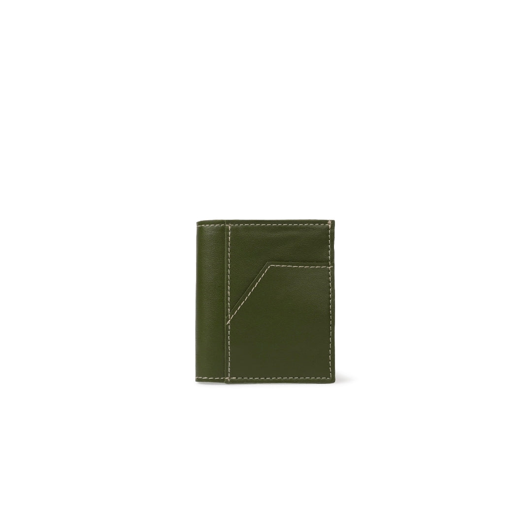 Veganluxe Lifestyle Private Limited men's Rakam wallet made of vegan leather with multiple card slots and a sleek design.