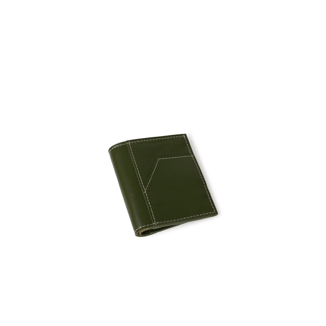 Men's vegan leather wallet from Veganluxe Lifestyle Private Limited featuring multiple card slots and a sleek design.
