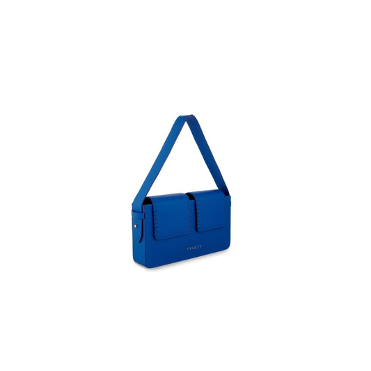 Veganluxe Lifestyle Private Limited vegan shoulder bag with sleek design, featuring a smooth surface and adjustable strap.