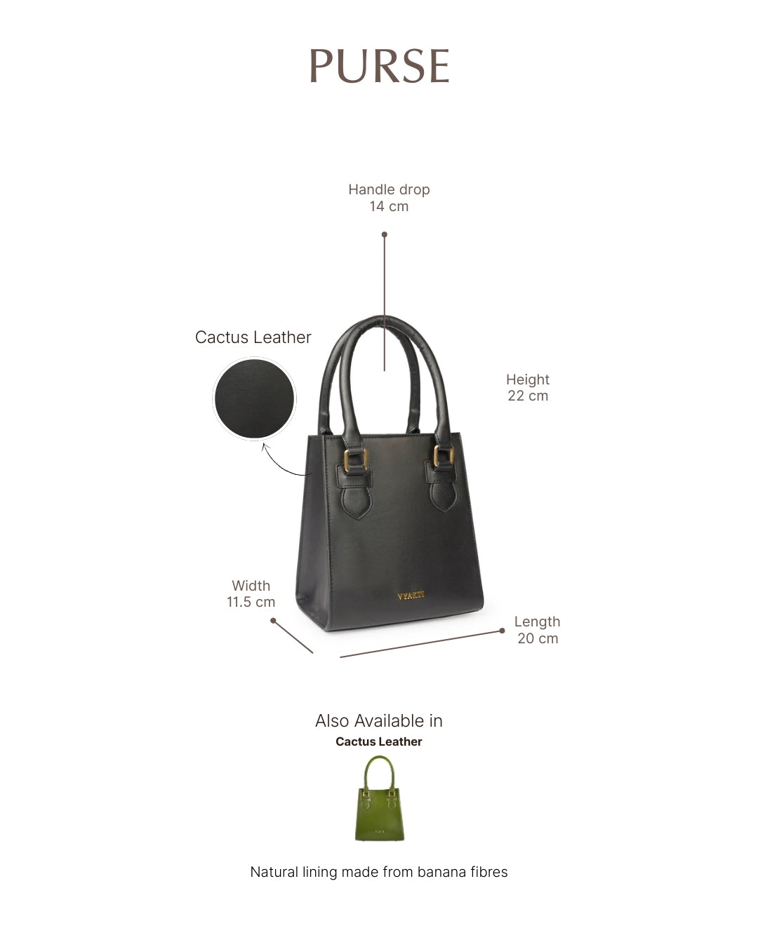 Veganluxe Lifestyle Private Limited handbag purse with leather texture, stylish design, and top handle for elegant carrying.