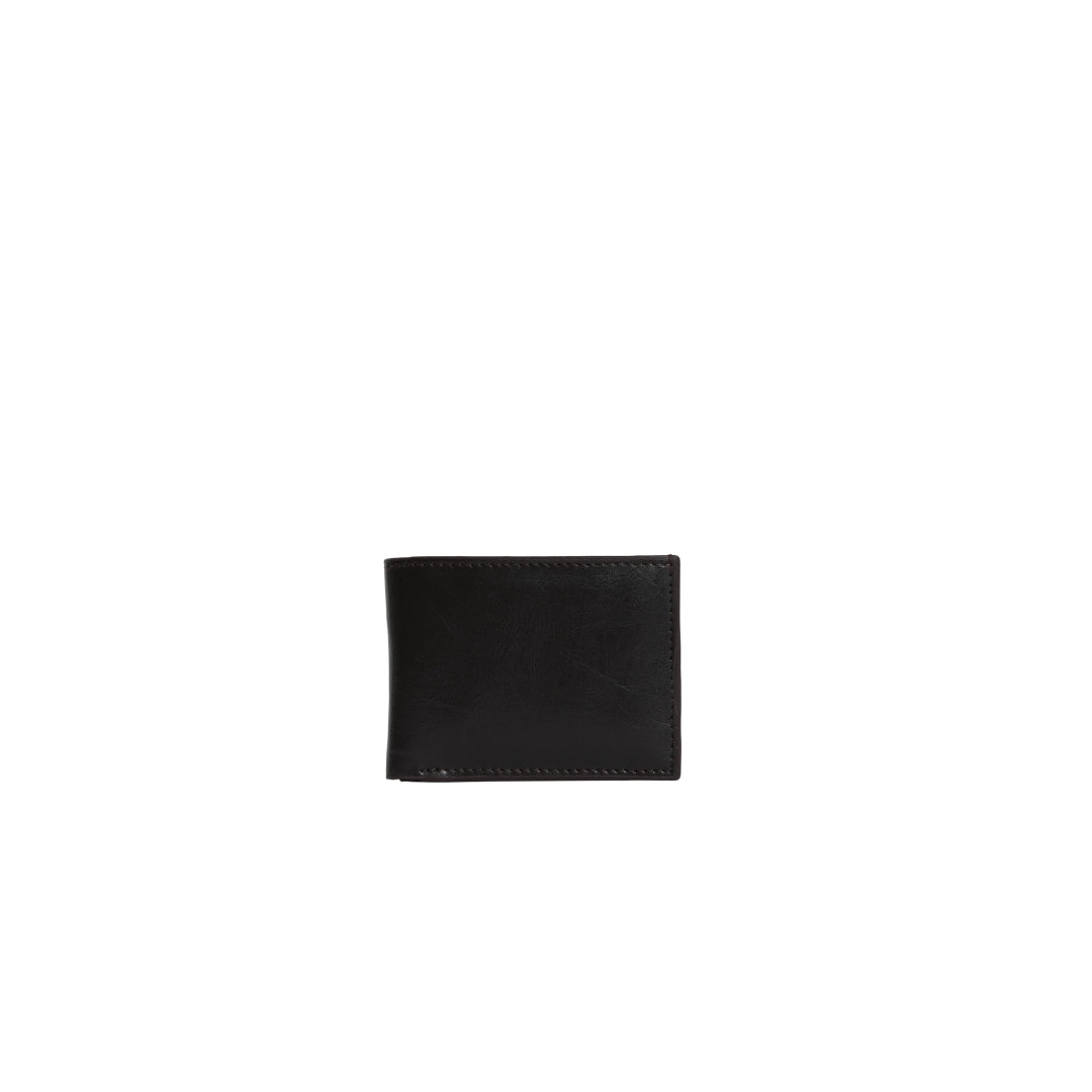 Veganluxe Lifestyle Men's Bi-Fold Wallet, stylish leather wallet with multiple card slots and compartments.