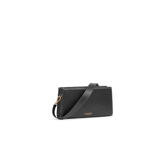 Veganluxe Lifestyle Private Limited Tanger shoulder bag in tan leather with sleek design and top handle, stylish and eco-friendly.