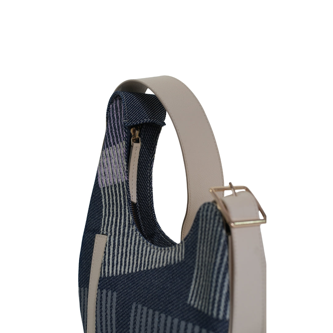 VYAKTI INDIA Dune shoulder bag with leather strap, stylish design, and spacious interior for everyday use