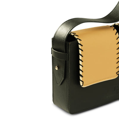 'बसता' - Basta Double Flap Shoulder Bag