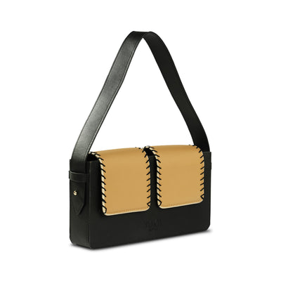 'बसता' - Basta Double Flap Shoulder Bag