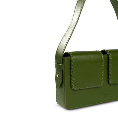 'बसता' - Basta Double Flap Shoulder Bag