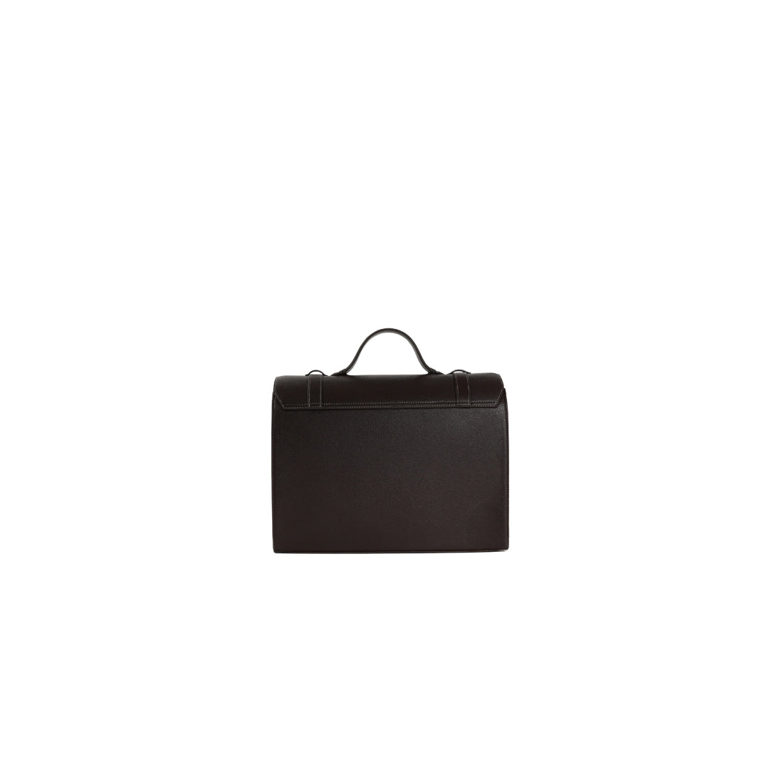 Veganluxe Lifestyle Private Limited Munim laptop bag in black with sleek design and adjustable shoulder strap.